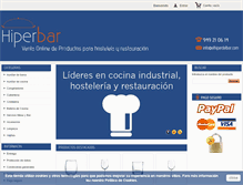 Tablet Screenshot of elhiperdelbar.com